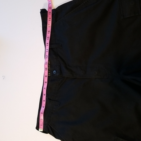 Cybertek Jeans Vintage Black Cargo Shorts With Drawstrings Size 2XL - Picture 8 of 17